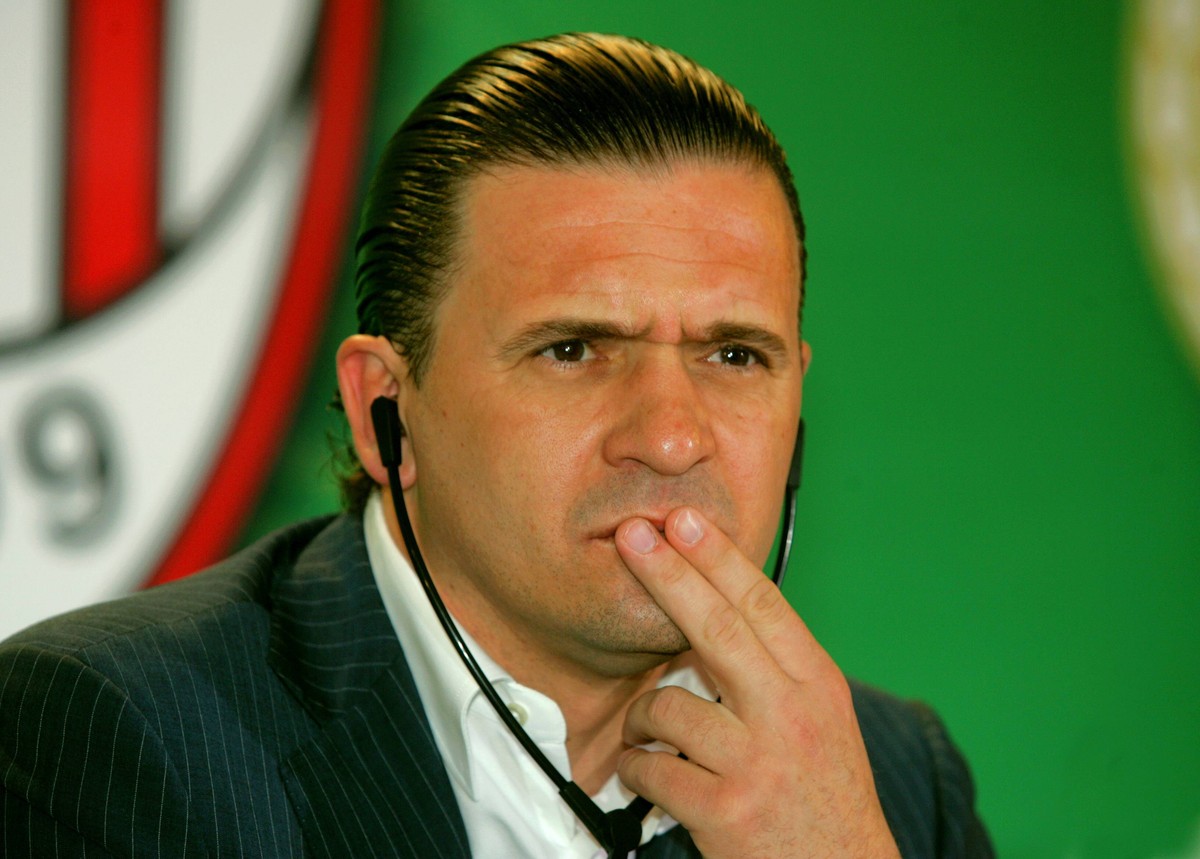 Bildnummer: 03104687 Datum: 03.08.2007 Copyright: imago/Chernykh
Sportdirektor Predrag Mijatovic (Real Madrid) w�hrend der Pressekonferenz - PUBLICATIONxNOTxINxRUS; Test, Testspiel, Vdig, quer, Press ...