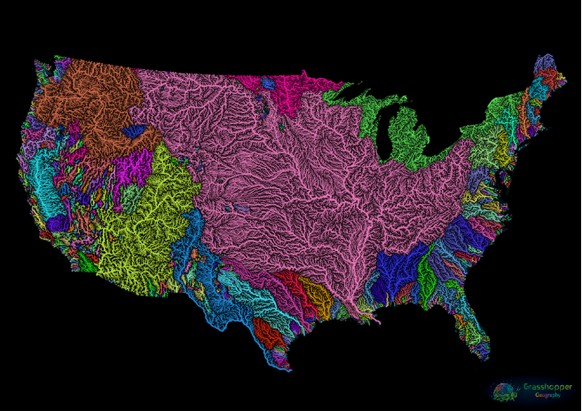 Das Mississippi-Einzugsgebiet erstreckt sich über den zentralen Teil der Vereinigten Staaten und deckt alle oder Teile von 32 US-Bundesstaaten (und zwei kanadischen Provinzen) ab. Der östlichste Punkt ...