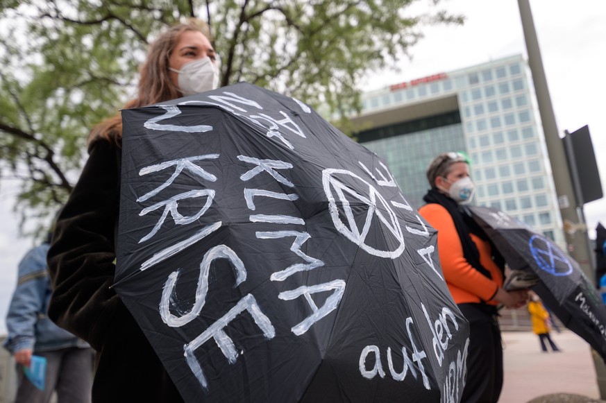 Fridays for Future: Menschen demonstrieren in Hamburg gegen die Klimakrise.