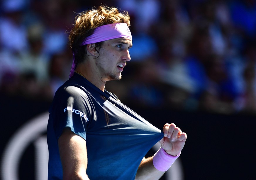 Australian Open - Alexander Zverev - Allemagne TENNIS : Australian Open - Melbourne - 21/01/2019 chryslenecaillaud/panoramic PUBLICATIONxNOTxINxFRAxITAxBEL