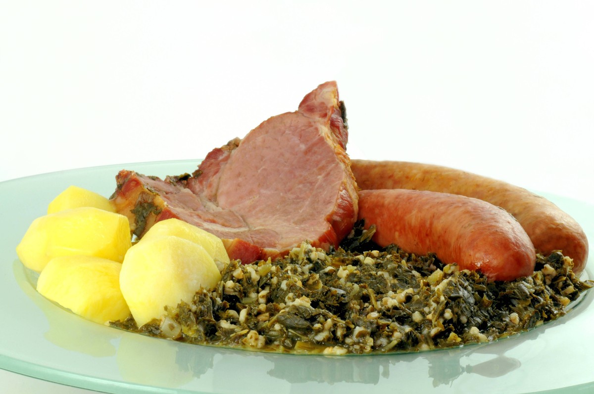 Deftig: Kohl und Pinkel, in Bremen ein Traditionsgericht.