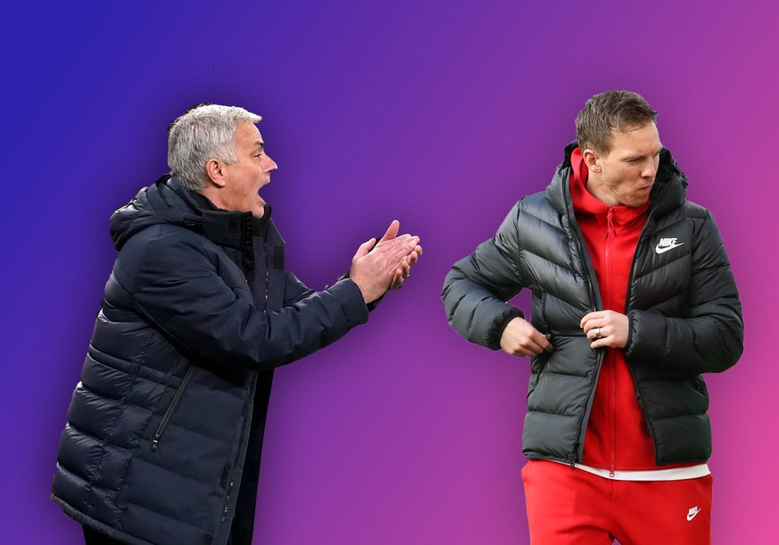 Mourinho gegen Nagelsmann: Das Duell der Taktikgenies.