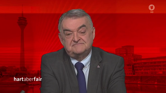 Herbert Reul bei "Hart aber fair".