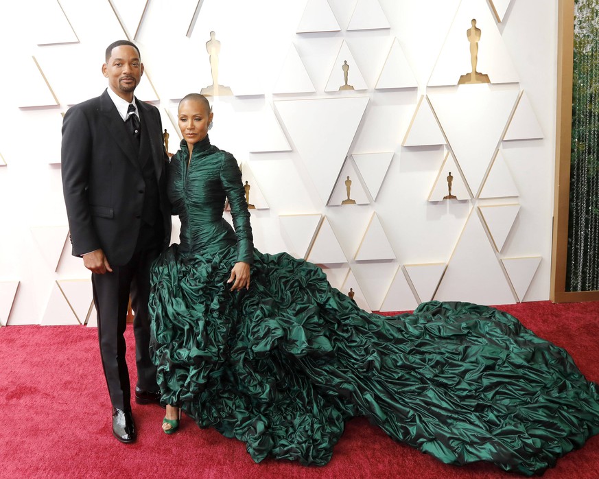 March 28, 2022, Los Angeles, CA, USA: LOS ANGELES - MAR 27: Will Smith, Jada Pinkett Smith at the 94th Academy Awards at Dolby Theater on March 27, 2022 in Los Angeles, CA Los Angeles USA - ZUMAb170 2 ...