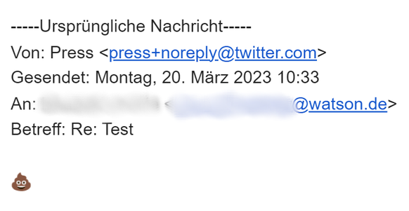 Twitter beantwortet von nun an sämtliche Presse-Anfragen mit einem automatisierten Kackhaufen-Emoji.