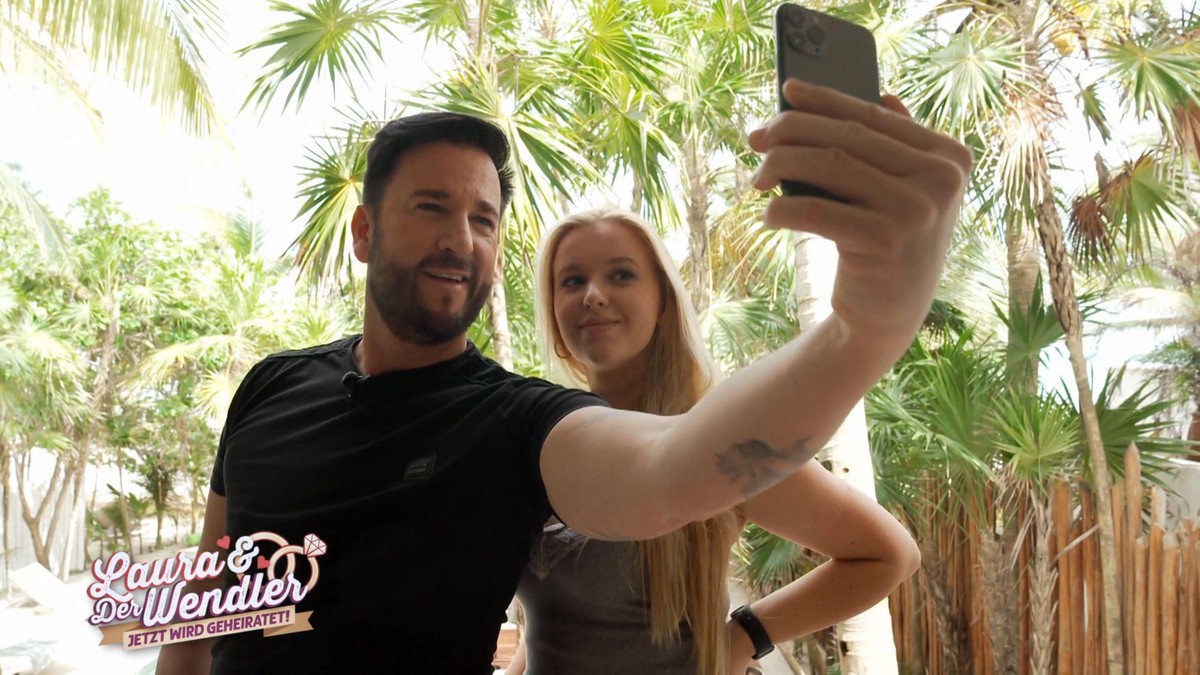 Selfie-Time ohne Laura: Michael und Adeline.