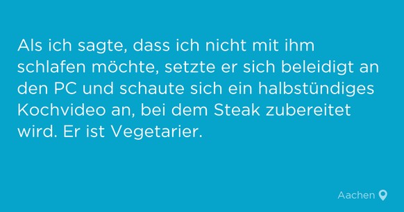 Irgendwie muss man seinen Heißhunger ja stillen.