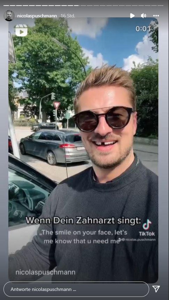 Nicolas Puschmann versuchte die Situation mit Humor zu nehmen.