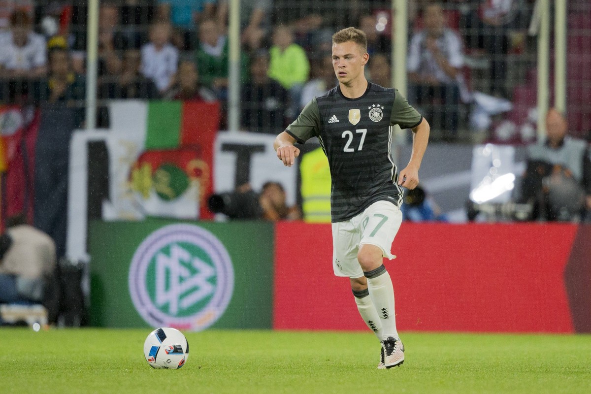 Joshua KIMMICH ( 27, GER). Fussball, Deutschland (GER) - Slowakei (SK) 1:3, Laenderspiel in Freundschaft, Saison 2015/2016, am 29.05.2016 in Augsburg / W W K A R E N A / Deutschland. �

Joshua KIMMI ...