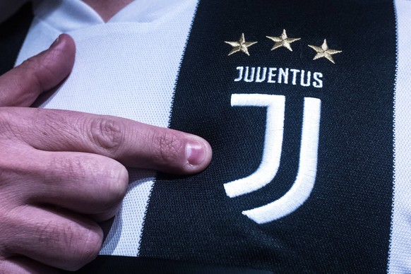 January 3, 2019 - Turin, Italy - The new Juventus logo is shown on the 2018/2019 season t-shirt of the new purchase Cristiano Ronaldo. Thanks to his purchase, sales of Juventus t-shirts have doubled,  ...