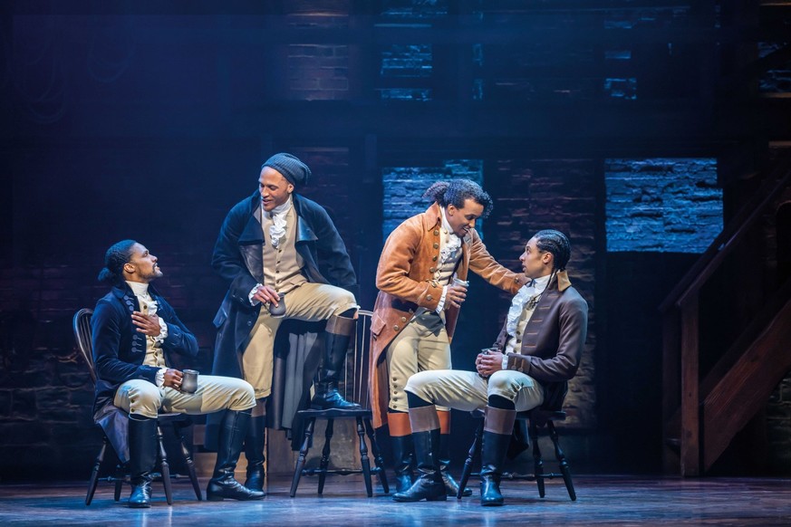 Das Musical "Hamilton" lebt von großen Worten und noch größeren Träumen.