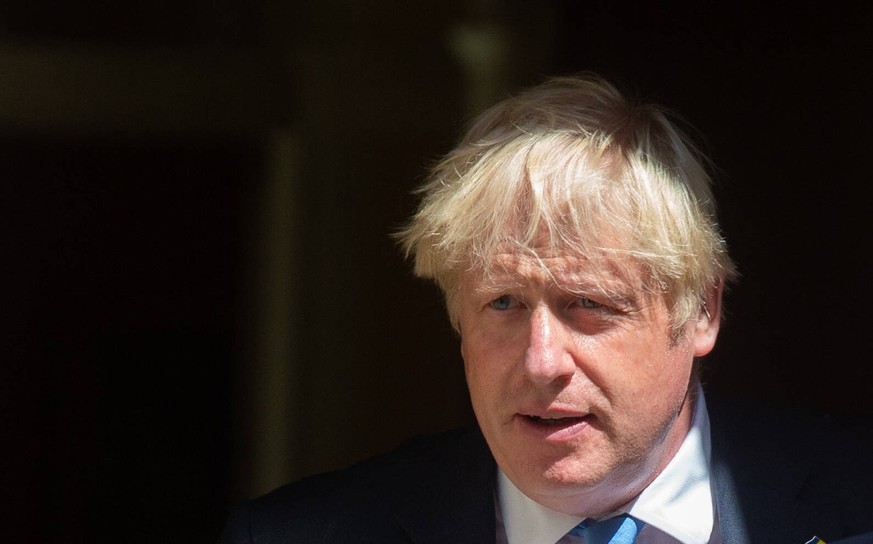 July 20, 2022, London, England, United Kingdom: UK Prime Minister BORIS JOHNSON leaves 10 Downing Street ahead of his last Prime Minister s Questions session in House of Commons. London United Kingdom ...