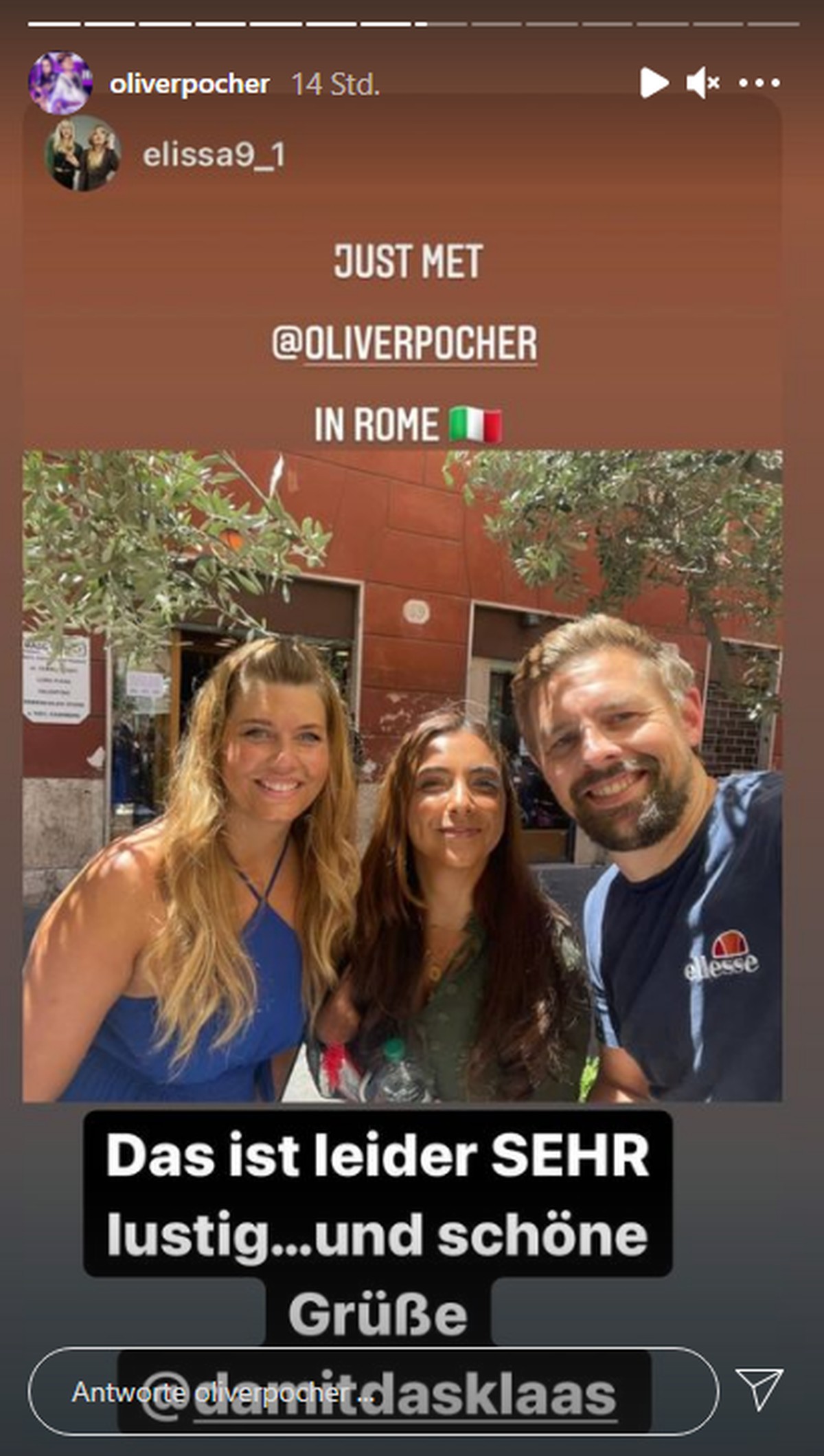 Eine Verwechslung sorgt bei Oliver Pocher für Belustigung.