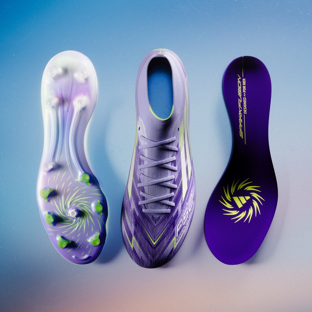 Adidas' neuestes Modell für Fußballerinnen soll so aussehen.
