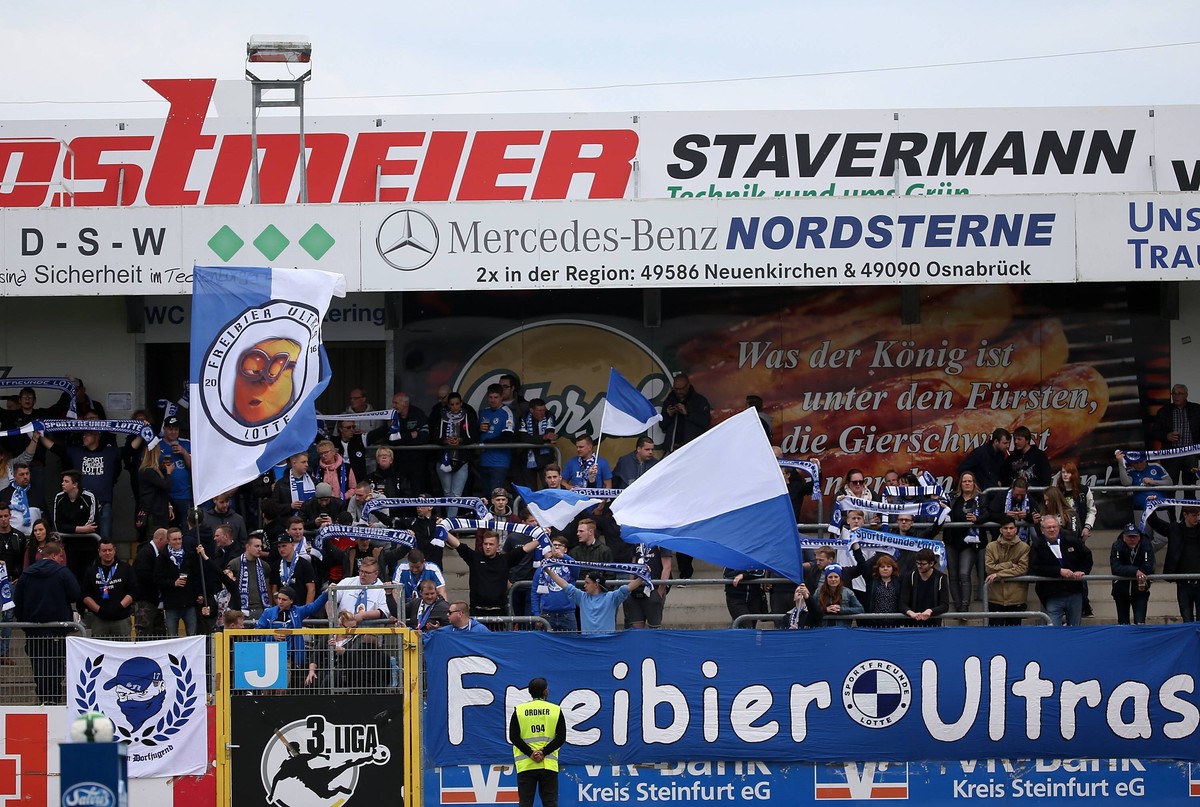 Prioritäten in Lotte: Fußball < Freibier