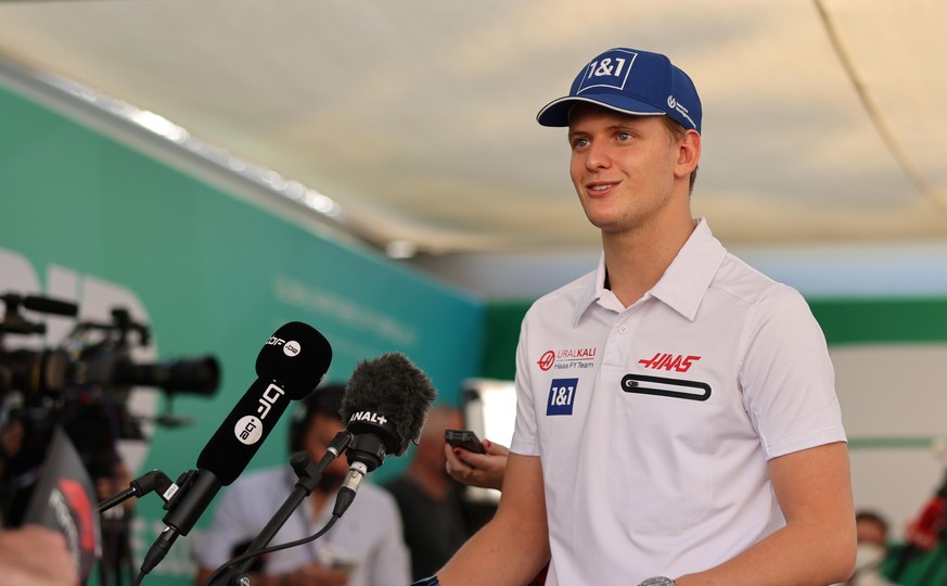 Haas-Pilot Mick Schumacher beim letzten Saisonrennen 2021 in Abu Dhabi.