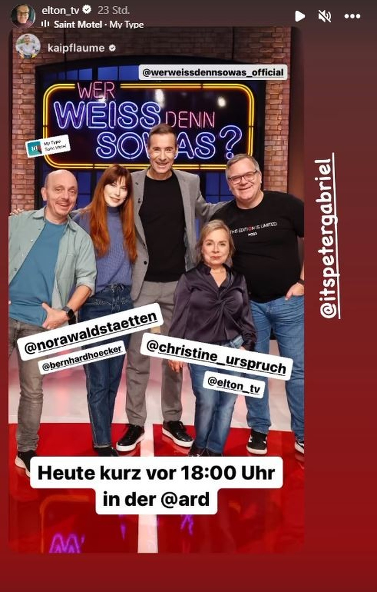 Dieses Mal traten zwei Schauspielerinnen gegeneinander an.