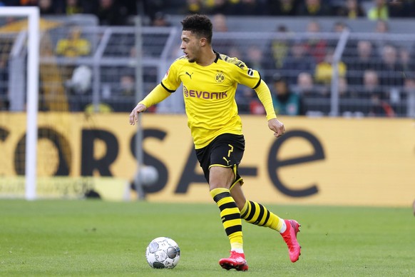 SANCHO Jadon Team Borussia Dortmund DFL Fussball Bundesliga Saison 2019 - 2020 Spiel BVB - Union Berlin 5 : 0 am 01. 02. 2020 in Dortmund DFL REGULATIONS PROHIBIT ANY USE OF PHOTOGRAPHS as IMAGE SEQUE ...