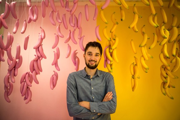 May 17, 2019 - Philip Buchen poses in the Museum of Happiness, a location targeted for Instagram-Fans and Influencers, in Szczecin, Poland.