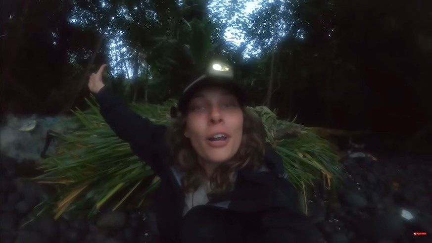 Nachdem ihr Shelter überschwemmt wurde, gab Sabrina bei "7 vs. Wild" auf.