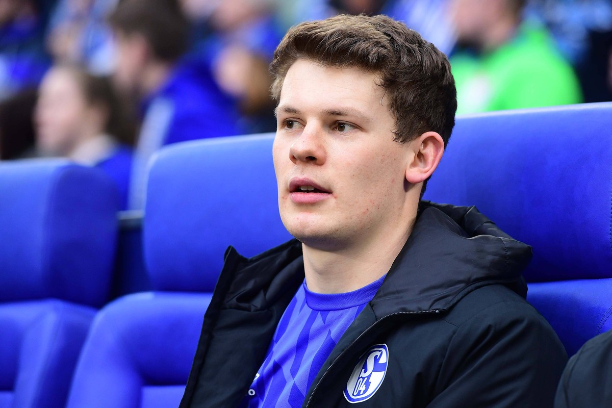 Fu�ball 1. Bundesliga 25. Spieltag FC Schalke 04 - TSG 1899 Hoffenheim am 07.03.2020 in der Veltins Arena in Gelsenkirchen Alexander N�bel Schalke DFL regulations prohibit any use of photographs as im ...