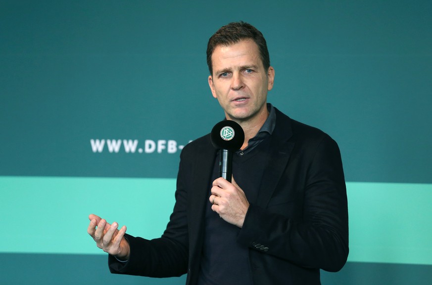 Germany soccer team manager Oliver Bierhoff attends the DFB Academy Leadership Festival 2019 in Frankfurt, Germany, December 9, 2019. REUTERS/Ralph Orlowski