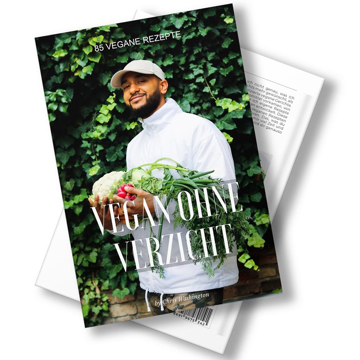 Das Kochbuch hat Chris Washington im Selbstverlag herausgebracht – es enthält 85 vegane Rezepte.