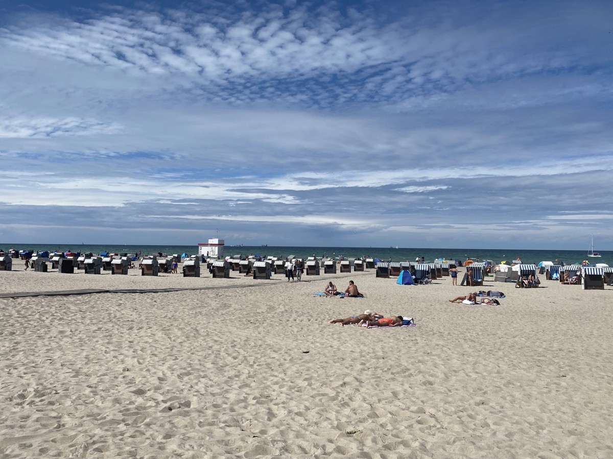 Strand in Warnemünde, Rostock