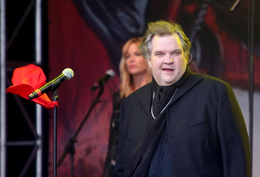 Meat Loaf death. File photo dated 17/08/13 of Meat Loaf performing at Newbury Racecourse, Newbury. US singer Meat Loaf, whose hits included Bat Out of Hell, has died aged 74, a statement on his offici ...