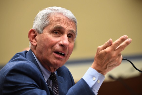 Dr. Anthony Fauci, director of the National Institute for Allergy and Infectious Diseases, testifies before a House Subcommittee on the Coronavirus Crisis hearing on a national plan to contain the COV ...