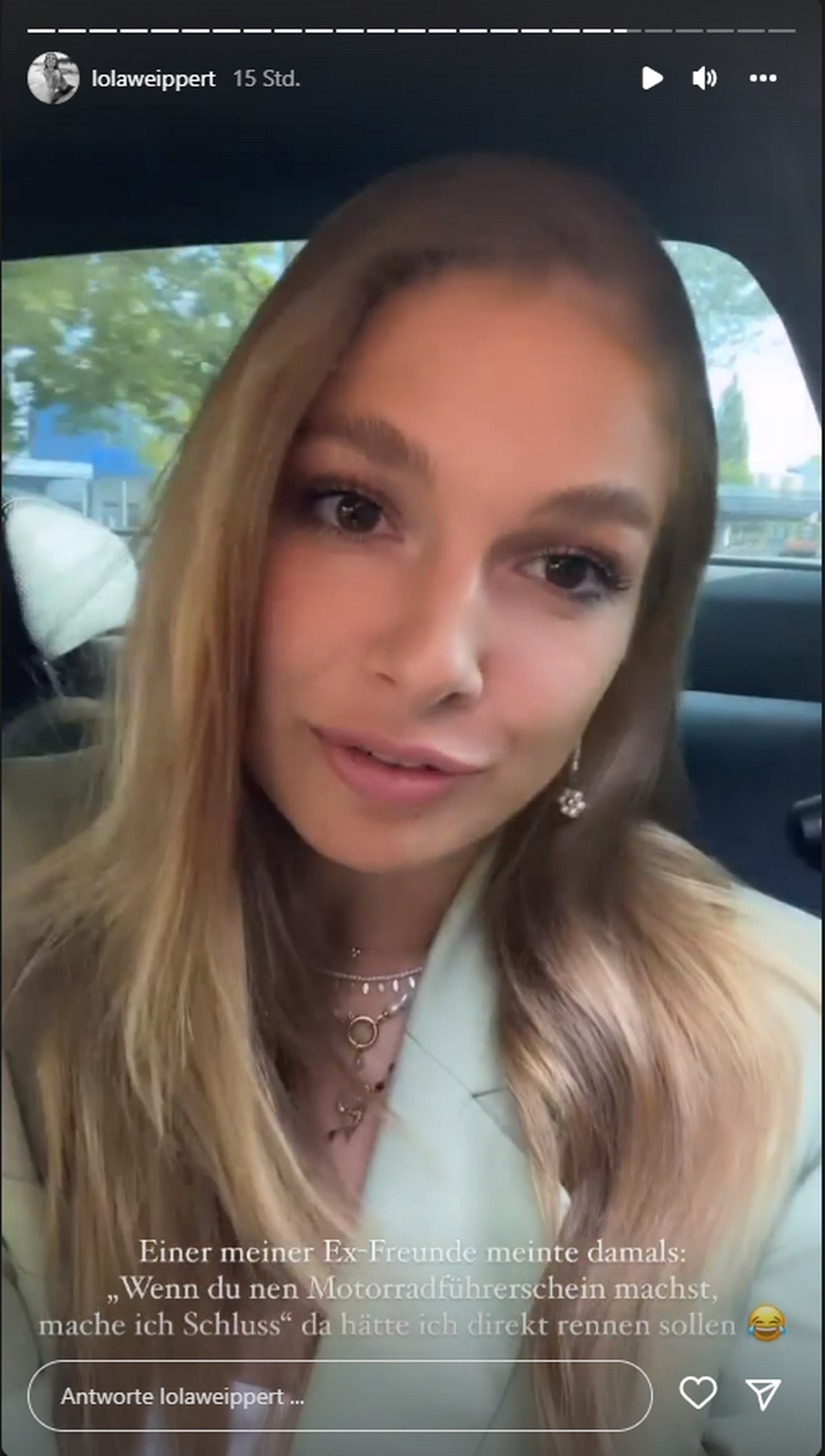 Lola Weippert erzählt von einer vergangenen Beziehung.