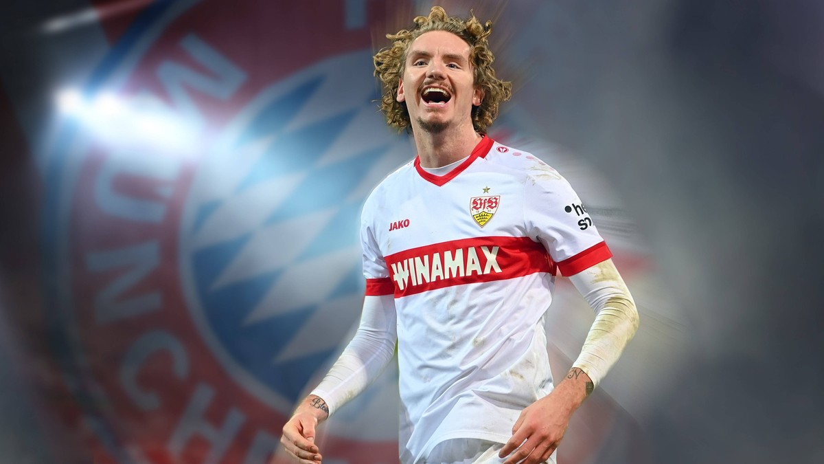 FOTOMONTAGE: Nick WOLTEMADE will zum FC Bayern Muenchen Fussball 1. Bundesliga. *** FOTOMONTAGE Nick WOLTEMADE wants to join FC Bayern Muenchen Soccer 1 Bundesliga