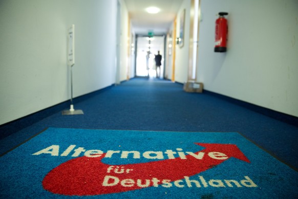 ARCHIV - 24.06.2016, Berlin: Blick in die Bundesgesch�ftsstelle der Alternative f�r Deutschland (AfD). Die Berliner Staatsanwaltschaft hat am Mittwoch nach Angaben der AfD die R�ume ihrer Bundesgesch� ...