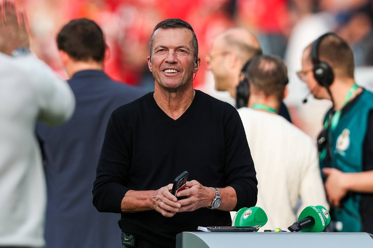 Fussball, DFB Pokal Saison 2023/24 Finale 1.FC Kaiserslautern - Bayer 04 Leverkusen 25.05.2024, Olympiastadion Berlin Lothar Matthäus Experte SKY Berlin Olympiastadion Berlin Berlin Deutschland *** Sp ...
