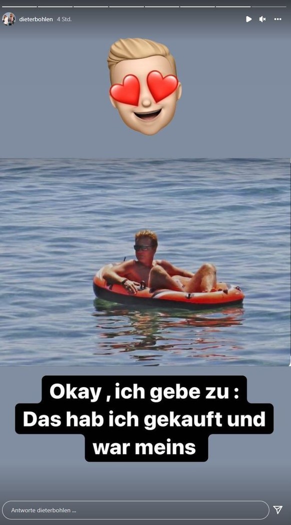 Dieter Bohlen gibt zu: Zumindest ein "Boot" hat er sich doch gekauft.