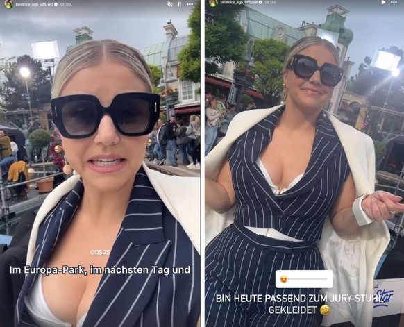Beatrice Egli bevindt zich op 