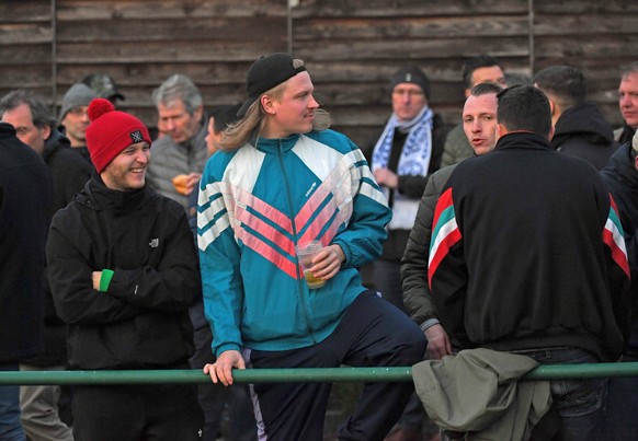 Union-Fan Finch war im April zu Besuch bei VSG Altglienicke gegen Tennis Borussia.