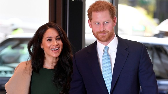 LONDON, ENGLAND - OCTOBER 15: Prince Harry, Duke of Sussex and Meghan, Duchess of Sussex attend the WellChild awards at Royal Lancaster Hotel on October 15, 2019 in London, England. (Photo by Toby Mel ...