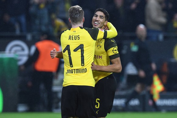 Die Aufteilung bisher: Reus steht über "Dortmund".