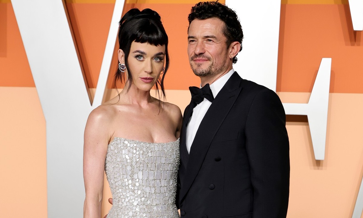 BEVERLY HILLS, CALIFORNIA - MARCH 02: (L-R) Katy Perry and Orlando Bloom attend the 2025 Vanity Fair Oscar Party Hosted By Radhika Jones at Wallis Annenberg Center for the Performing Arts on March 02, ...