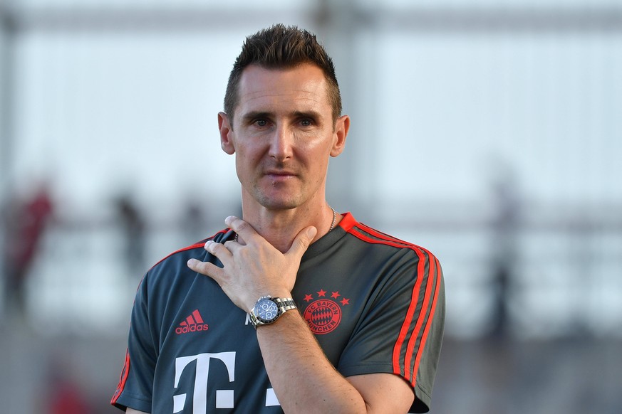 Miroslav KLOSE koennte Co Trainer beim FC Bayern werden. Archivfoto: Miroslav KLOSE Trainer M, Gestik, Einzelbild,angeschnittenes Einzelmotiv,Halbfigur,halbe Figur. Fussball U-17:Deutsche Bundesliga-1 ...